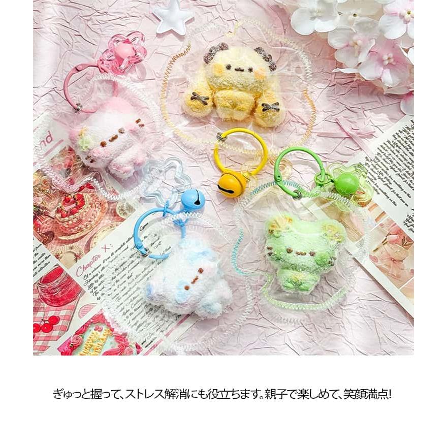 Mellojoy スクイーズ 5点セット キーホルダー ふわとろスクイーズ どうぶつ キーホルダー メロジョイ スクイーズ