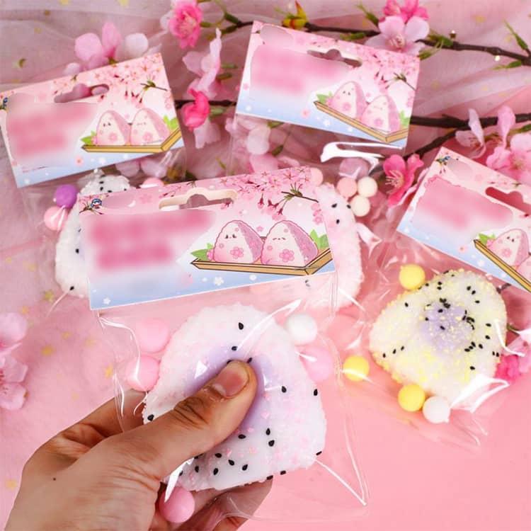 5個セット】 スクイーズ メロジョイ 低反発 大福 桜 さくら ぷにぷに