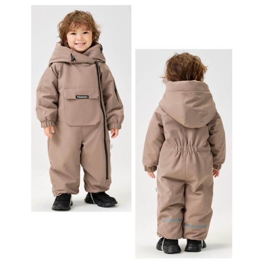 雪遊び ジャンプスーツ ベビー キッズ スキーウェア スノーウェア