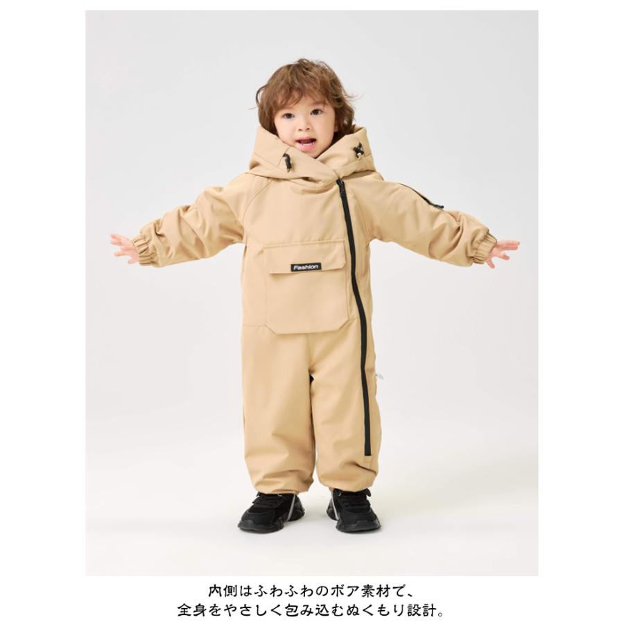 雪遊び ジャンプスーツ ベビー キッズ スキーウェア スノーウェア