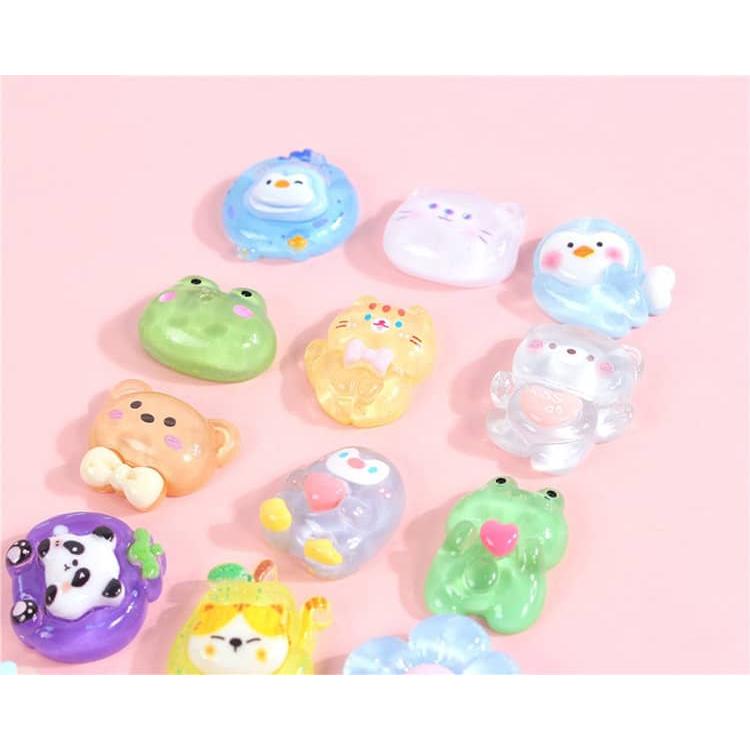 カプセルシール キャラクター ドロップシール ぷくぷくシール 3枚