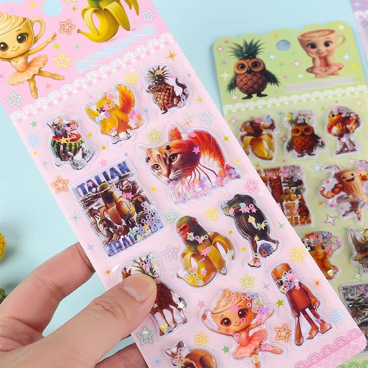 5枚セット】ウォーターシール イタリアンブレインロット ぷくぷく