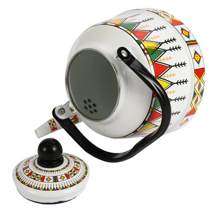 琺瑯 ホーロー ケトル やかん ホーローやかん 薬缶 おしゃれ 洗いやすい IH対応 レトロ キッチン雑貨 注ぎ口 シンプル 1L 1.7L 2.5L |  | 03