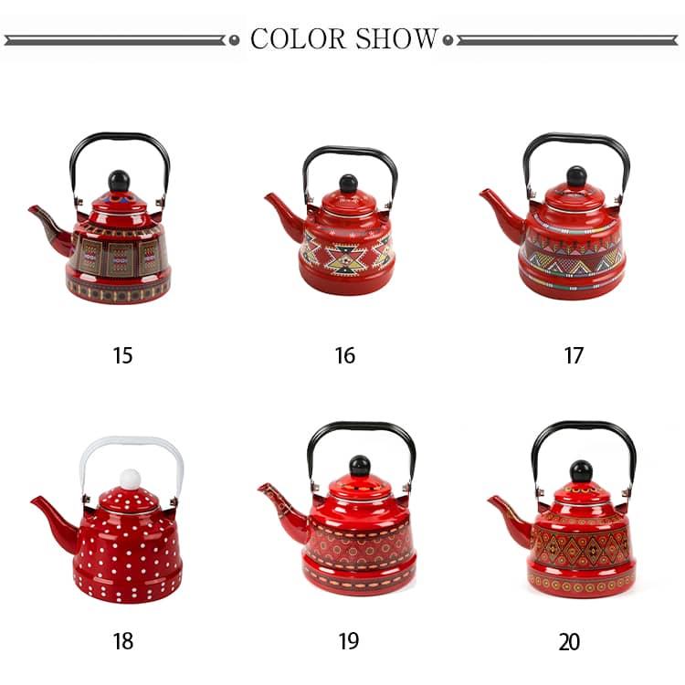 琺瑯 ホーロー ケトル やかん ホーローやかん 薬缶 おしゃれ 洗いやすい IH対応 レトロ キッチン雑貨 注ぎ口 シンプル 1L 1.7L 2.5L |  | 08