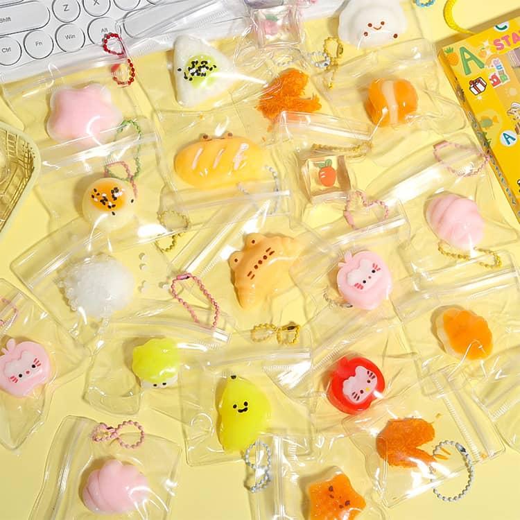 スクイーズ mellojoy セット 15個セット 食べ物スクイーズ パン ケーキ