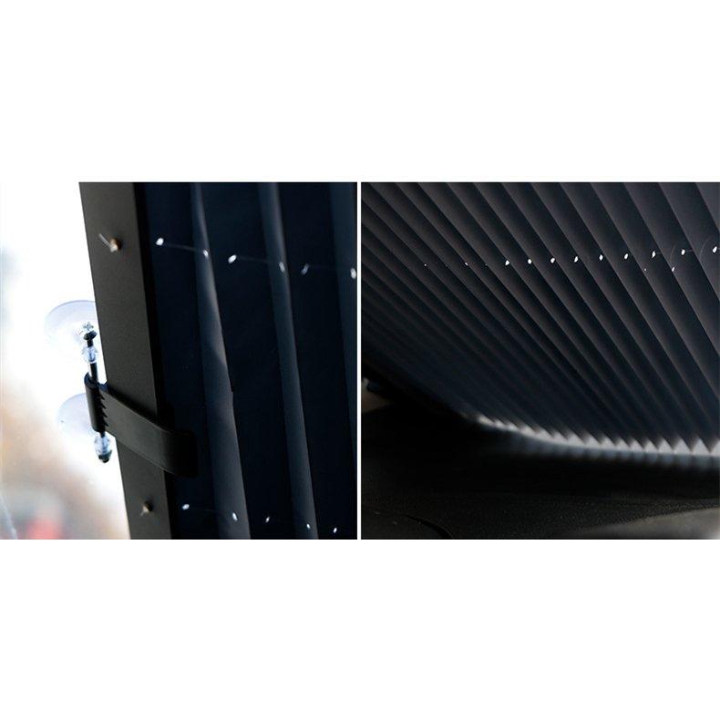 カーシェードサンシェード遮光車日よけ断熱日焼け対策紫外線対策前部アコーディオン式軽量後部折りたたみ式便利汎用UVカット |  | 10