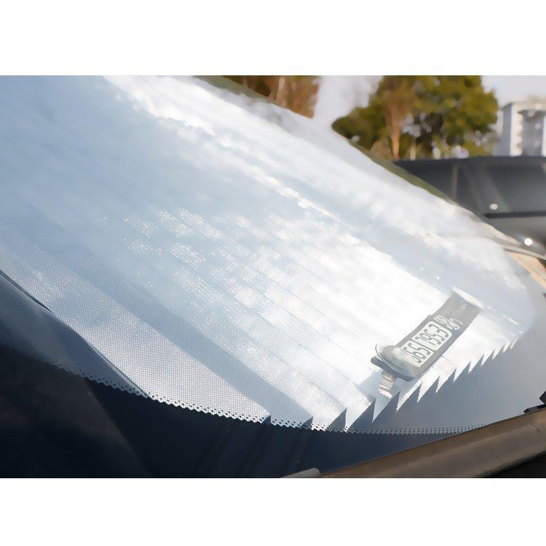 カーシェードサンシェード遮光車日よけ断熱日焼け対策紫外線対策前部アコーディオン式軽量後部折りたたみ式便利汎用UVカット |  | 07