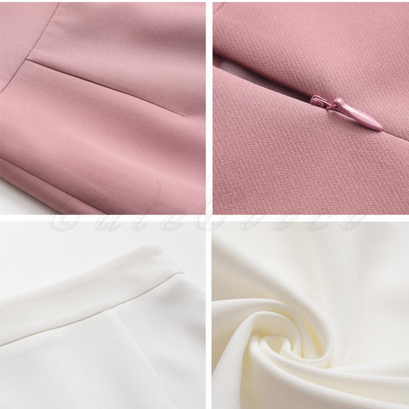 タイトスカート21年春新作ペンシルスカートレディース膝丈/膝下無地ボトムスハイウエストフォーマル美脚通勤ビジネス仕事 |  | 13