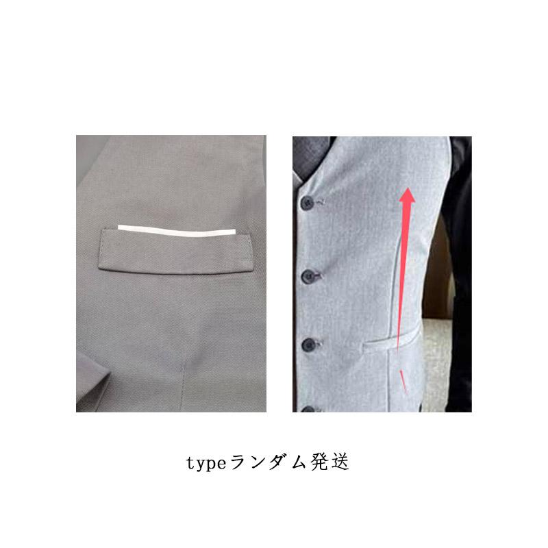 ［未使用］TAKEO KIKUCHI ジレ グレー M ビジネス フォーマル TAKEO KIKUCHI（タケオキクチ） セレモニースーツ セットアップ