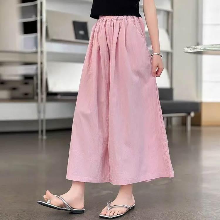 ガウチョパンツ ワイドパンツ ロングパンツ チェック柄 スカーチョ