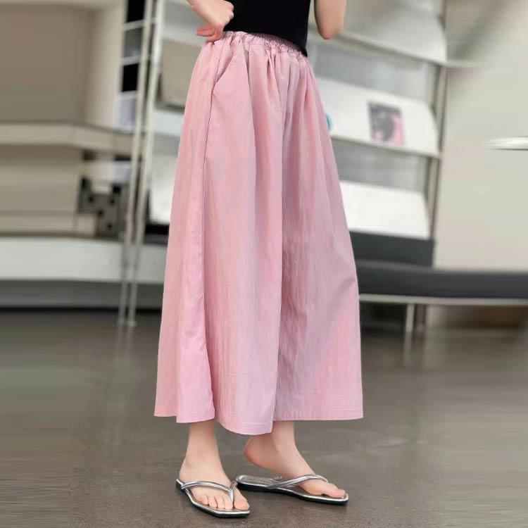 ガウチョパンツ ワイドパンツ ロングパンツ チェック柄 スカーチョ