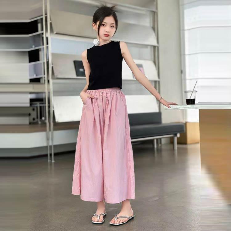 ガウチョパンツ ワイドパンツ ロングパンツ チェック柄 スカーチョ