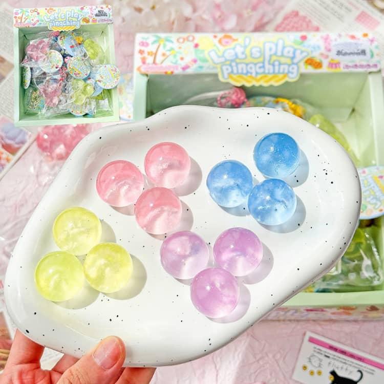 6個セット キーホルダー スクイーズ ストレス解消グッズ ぷにぷに