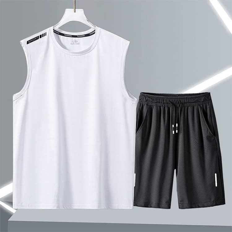 ノースリーブ ショートパンツ セットアップ メンズ タンクトップ 袖