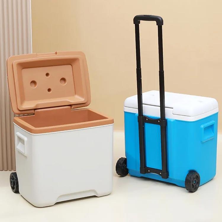 クーラーボックス 大型 キャスター付き コンパクト 30L ハンドル付き 保冷 クーラーバッグ クーラーバスケット 保冷バッグ 大容量 便利 クーラーの画像