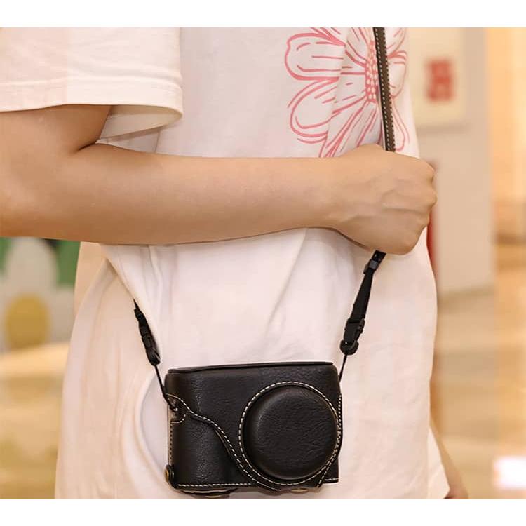 LUMIX DC-TZ99 ケース フィルム付き ZS99 カメラケース Panasonic PU