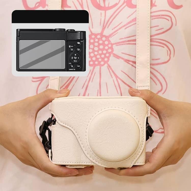LUMIX DC-TZ99 ケース フィルム付き ZS99 カメラケース Panasonic PU