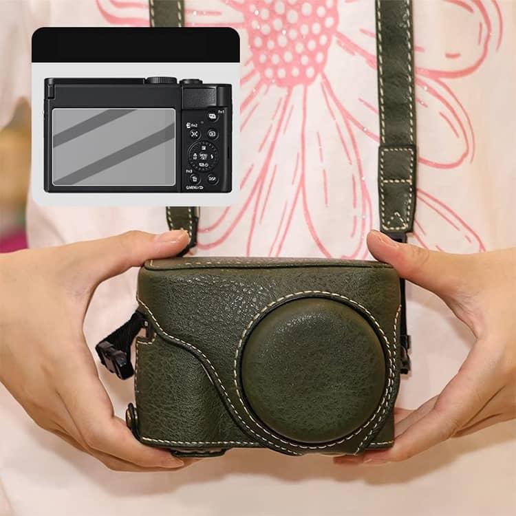 LUMIX DC-TZ99 ケース フィルム付き ZS99 カメラケース Panasonic PU