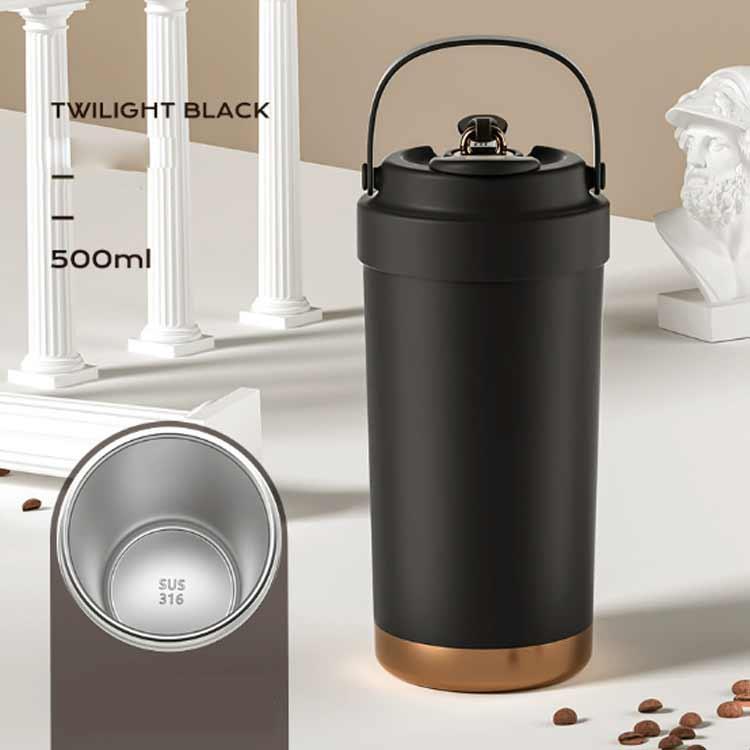 セラミックタンブラー 750ML 500ML タンブラー ステンレス 二重構造