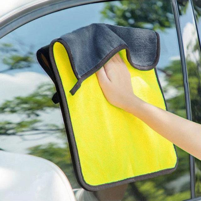 送料無料 2枚セット 洗車タオル マイクロファイバー 厚手 洗車 クロス 吸水力抜群 速乾 30*60cm 洗車用品 窓拭き 大判 雑巾 キッチン フ |  | 04