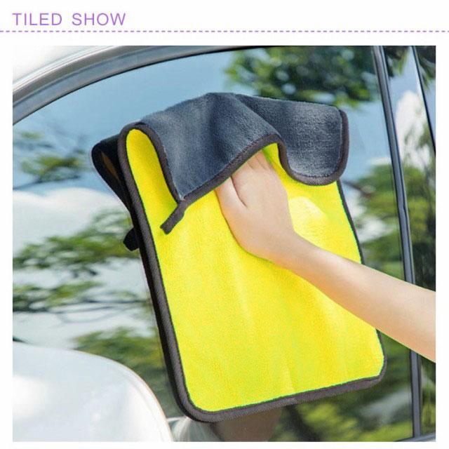 送料無料 2枚セット 洗車タオル マイクロファイバー 厚手 洗車 クロス 吸水力抜群 速乾 30*60cm 洗車用品 窓拭き 大判 雑巾 キッチン フ |  | 06