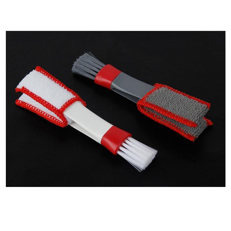 送料無料 車内クリーニング すきまブラシ エアコン掃除 2way 多用途 隙間 ブラシ マイクロファイバー モップ 両端ブラシ キーボードブラシ シャ |  | 13