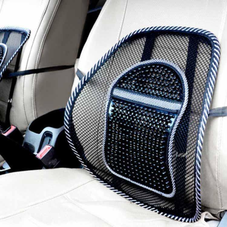 シートクッション メッシュクッション 車載 椅子 チェア 腰当て 腰痛 背もたれクッション ランバーサポート マッサージ 着座改善 オフィス 蒸れない |  | 04
