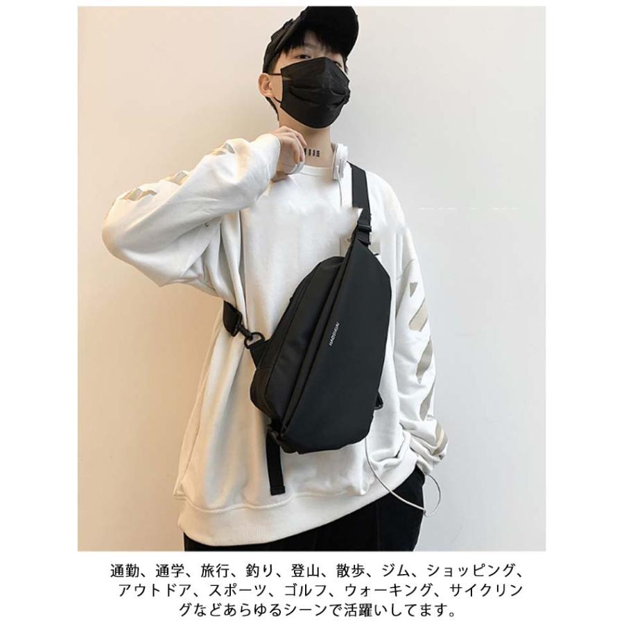斜め掛けバッグ メンズ ショルダーバッグ ボディーバッグ 撥水 軽量