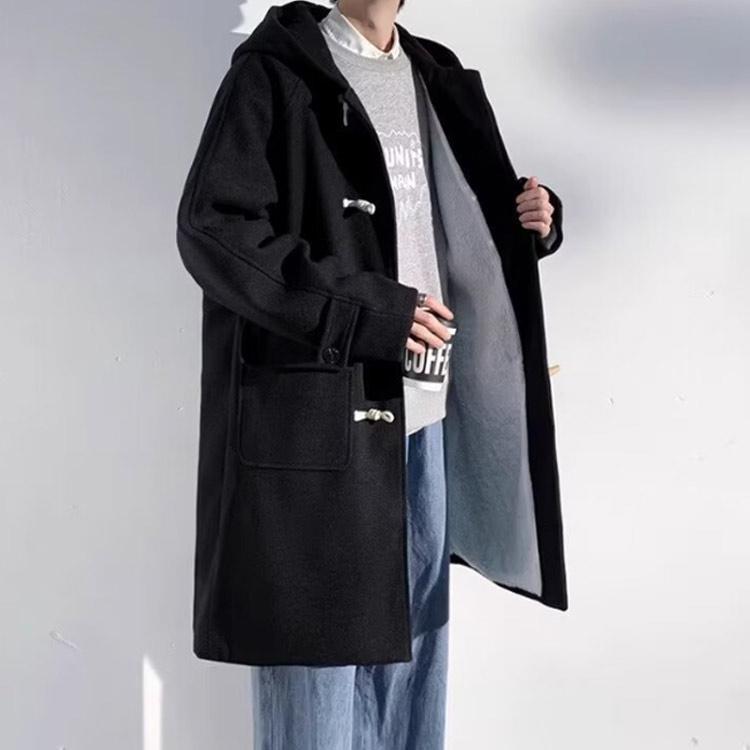 橿原学院男子制服上着・コートLL 2点　コート未使用 スクールコート 裏起毛 メンズ ダッフルコート 学生服 制服 男子