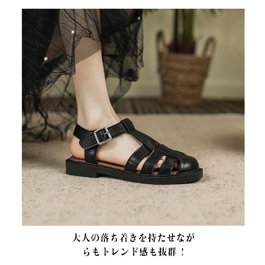 グルカサンダル レディース 編み込みサンダル フラットサンダル