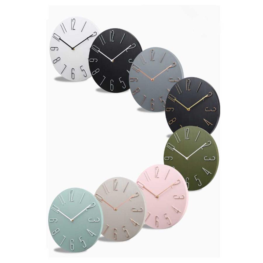 壁掛け時計 軽量 静音 掛け時計 おしゃれ 直径20cm 電池配属なし