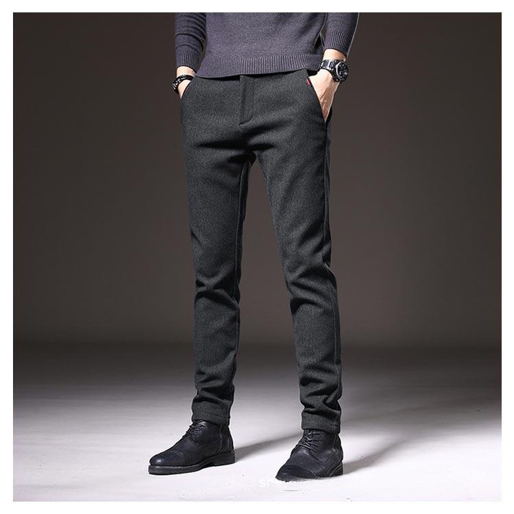 テーパードパンツ メンズ 厚手パンツ 秋 冬 春先 防寒パンツ 厚手