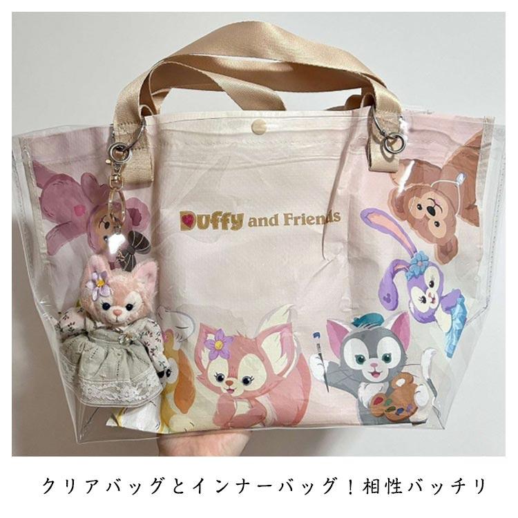 2枚セット クリアバッグ ビニールバッグ 透明バッグ トートバッグ