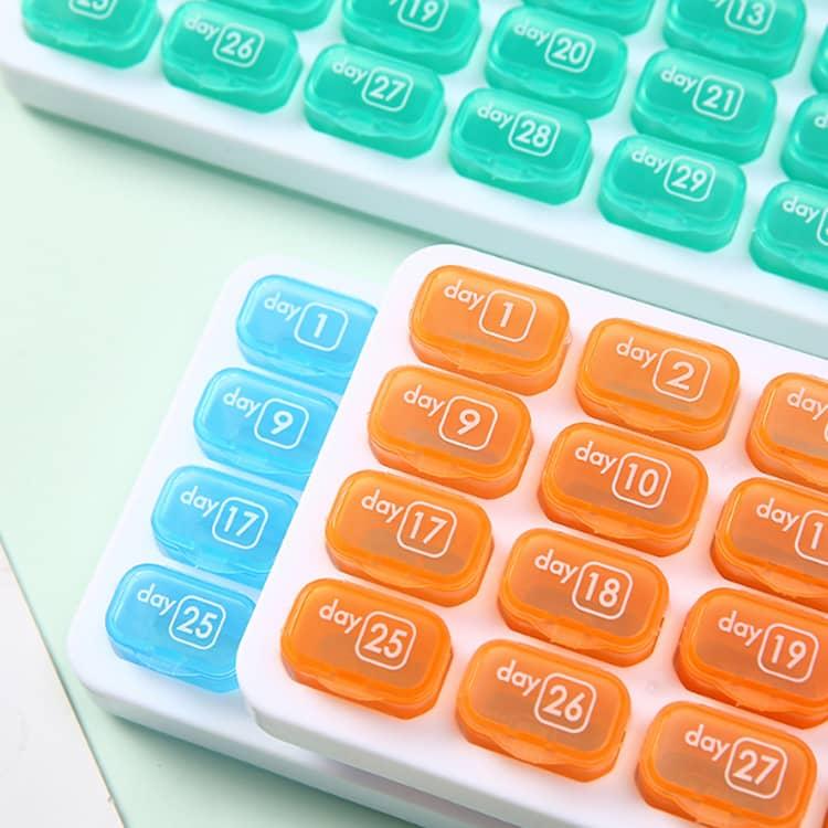 2点セット ピルケース 薬ケース 1ヶ月 31日用 コンパクト 小型 薬管理