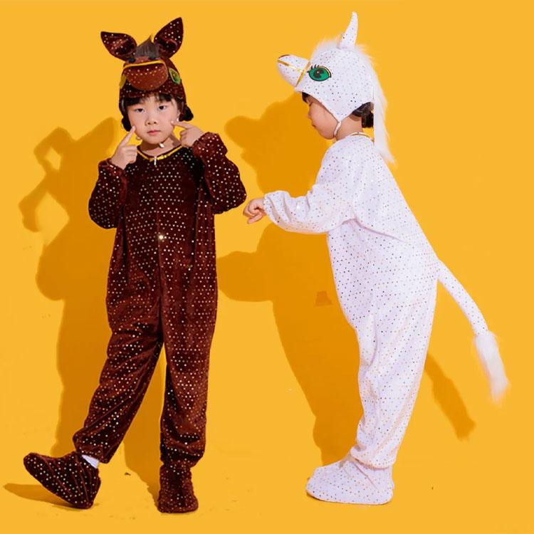 【ばばら】馬さん帽子　干支　午年　うま　年賀状　撮影グッズ　コスプレ　子供 ばばら様専用】馬さん帽子 干支 午年 うま 年賀状 撮影グッズ コスプレ