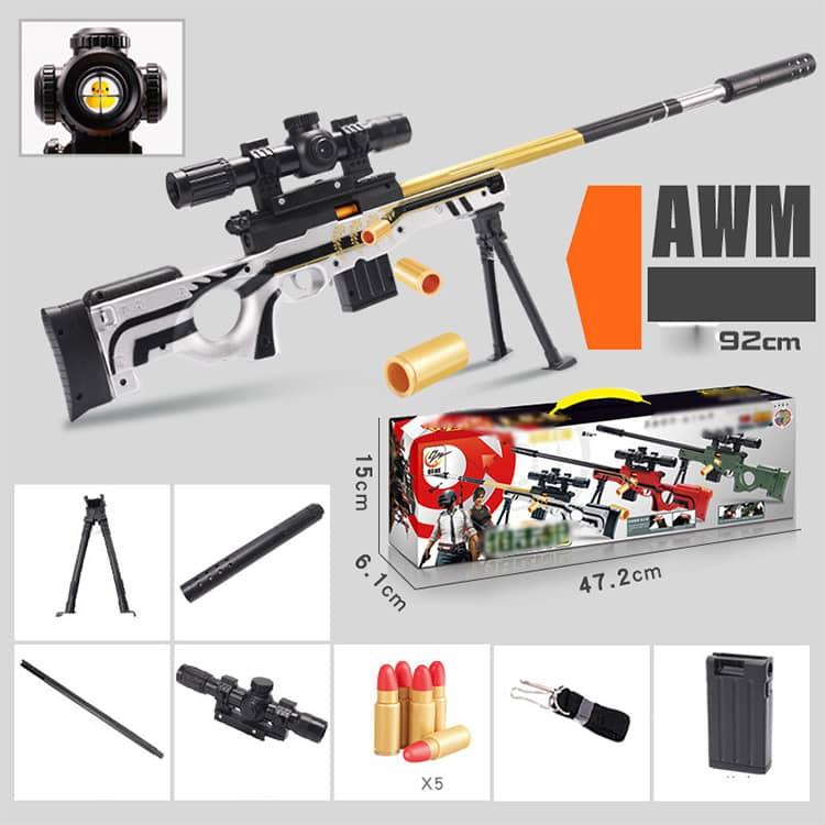 エアガン 狙撃銃 子供用 おもちゃ銃 AWM スナイパーライフル トイガン