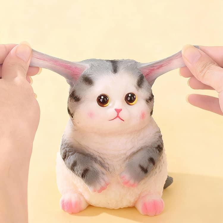猫 スクイーズ 16cm ジャンボ にゃんこ ぷにぷに もちもち 柔らかい 低