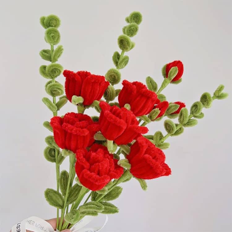 全7種セット 手芸モール 手作りキット モールフラワー 花束 向日葵