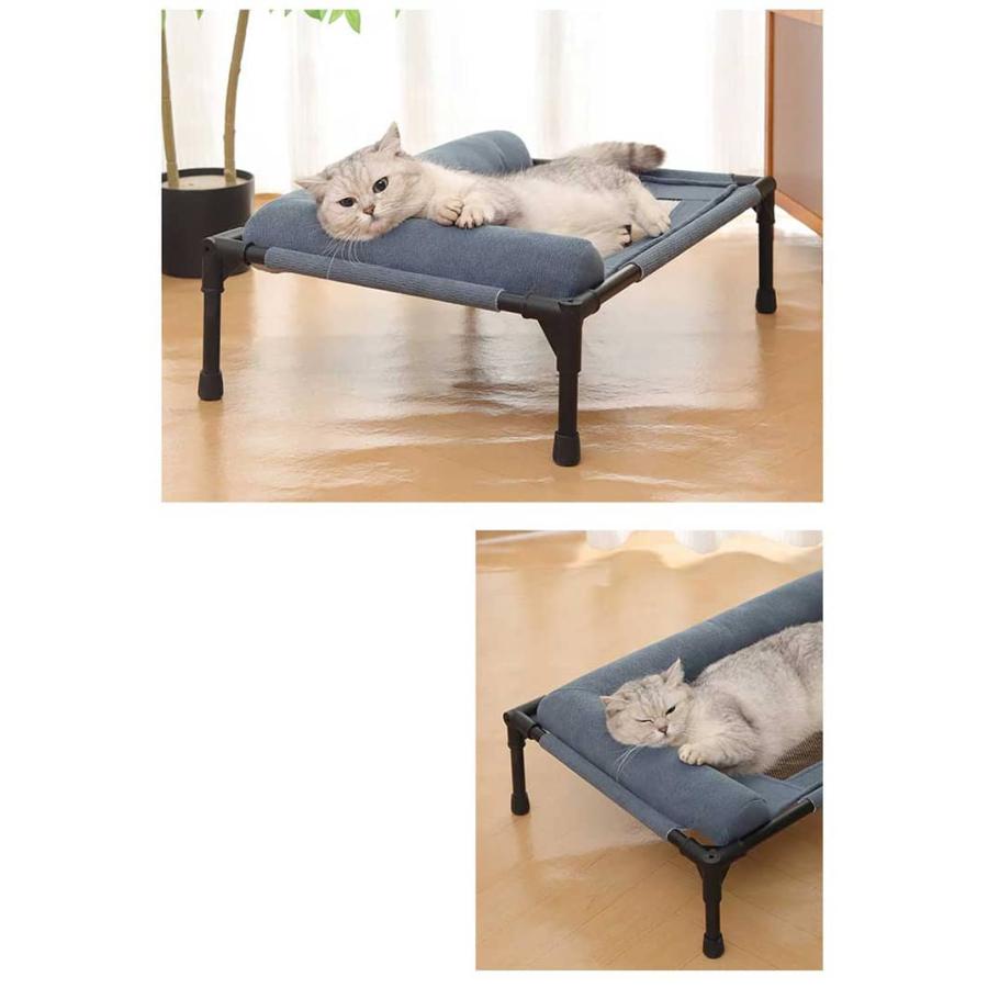ペットベッド 高床 ドッグコット 犬用 猫用 脚付き ペットコット