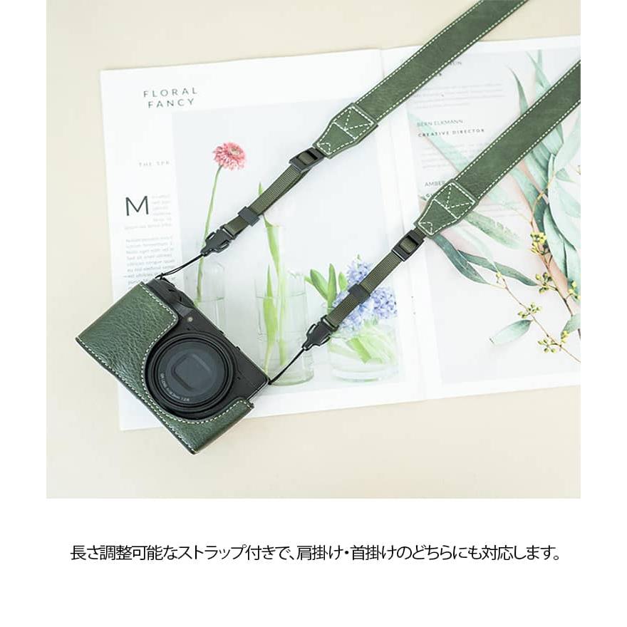 リコー Ricoh GR GRII III IIIx ケース カメラケース PUレザー 本革風