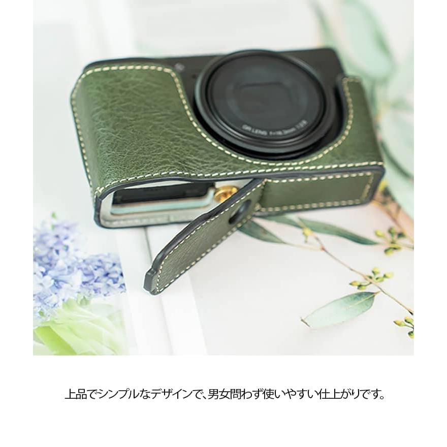 リコー Ricoh GR GRII III IIIx ケース カメラケース PUレザー 本革風