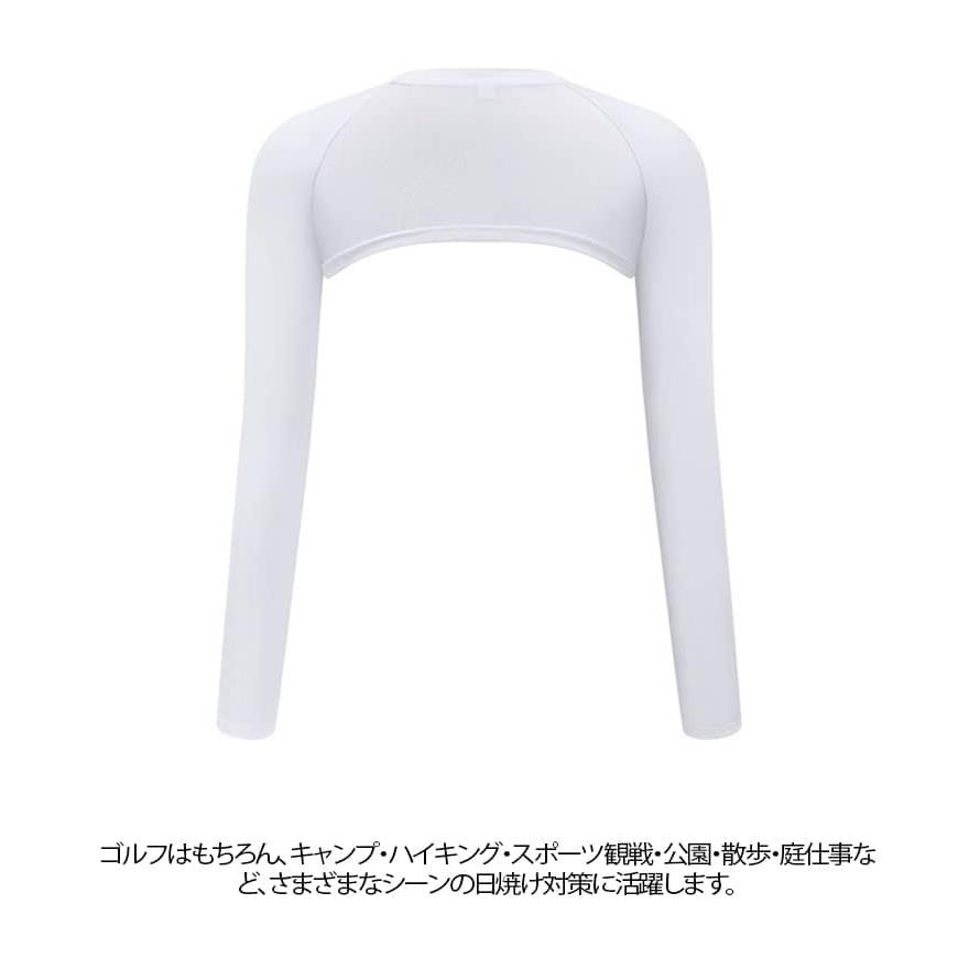 ゴルフ インナー レディース 長袖 クロップド丈 UVカット 接触冷感