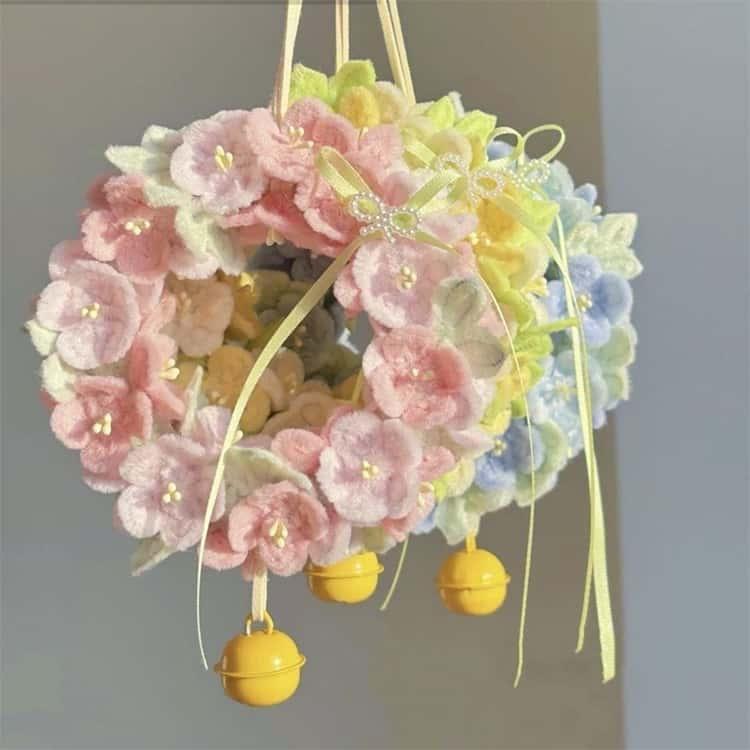 手芸モール 手芸材料セット モールフラワーリース 手作りキット モール
