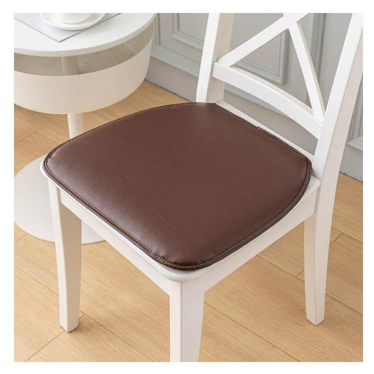 座布団 シートクッション レザー調 40×40cm 1枚単品 ブラック ブラウン