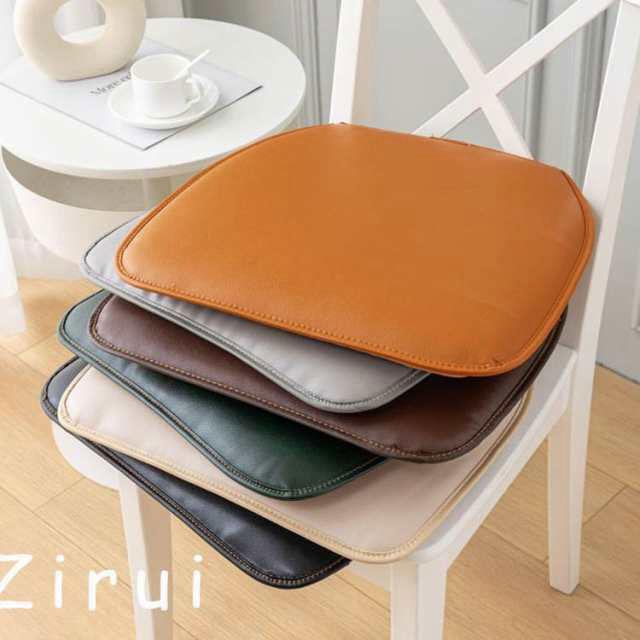 座布団 シートクッション レザー調 40×40cm 1枚単品 ブラック ブラウン