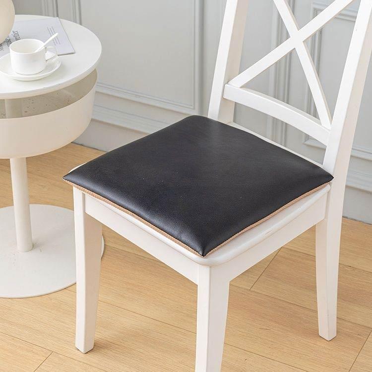 座布団 シートクッション レザー調 40×40cm 1枚単品 ブラック ブラウン