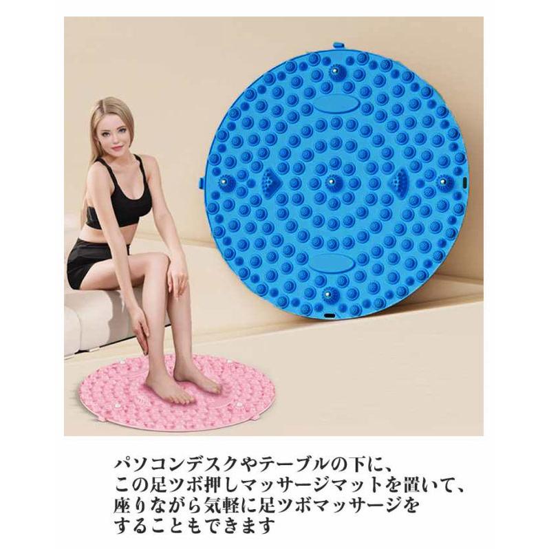 足ツボマット 足ツボ押し マット 足つぼマッサージマット 足つぼマット 足裏マッサージ 刺激 足踏み ツボ押しマット フットマッサージャー 指圧ボード |  | 14