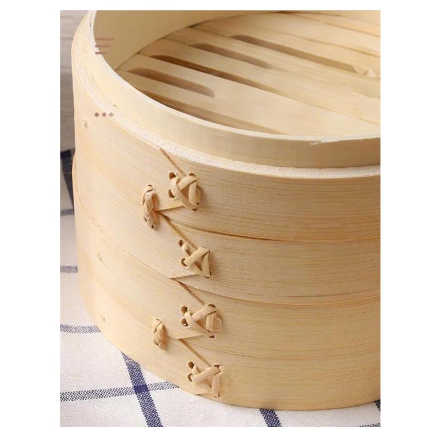 せいろ 竹せいろ 二段 蓋つき 蒸し器 中華せいろ 直径8〜20cm せいろ