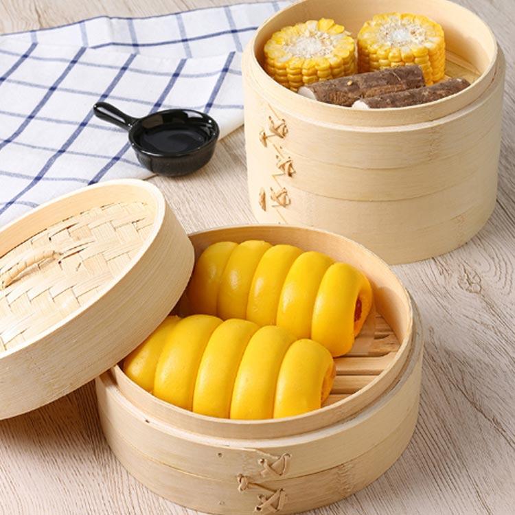 せいろ 竹せいろ 二段 蓋つき 蒸し器 中華せいろ 直径8〜20cm せいろ
