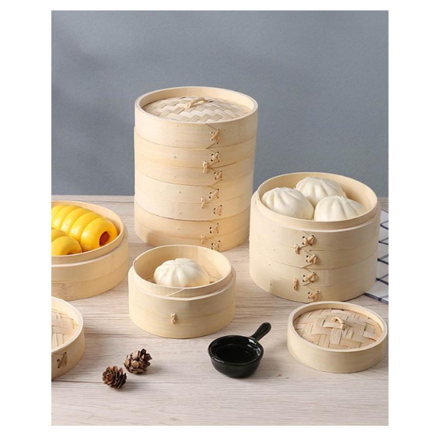 中華せいろ せいろ 竹せいろ 二段 蓋つき 蒸し器 中華せいろ 直径8〜20cm せいろ